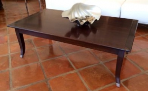 Coffee Table With Black Inlay