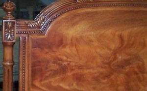 Custom carved  headboard