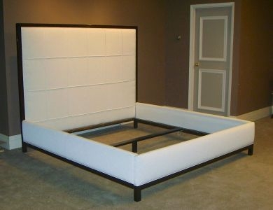 Leather Panel Bed