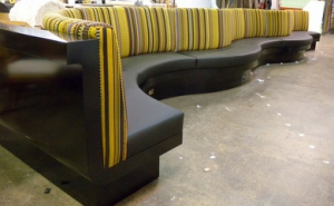 Banquette's custom built to client specification